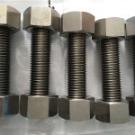 නිකල් මිශ්ර ලෝහ 400 en2.4360 ගෙඩි ගාංචු සහිත සම්පූර්ණ නූල් පොල්ල