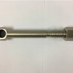 නට් මල නොබැඳෙන වානේ සහිත අක්ෂි ඉස්කුරුප්පු බෝල්ට්